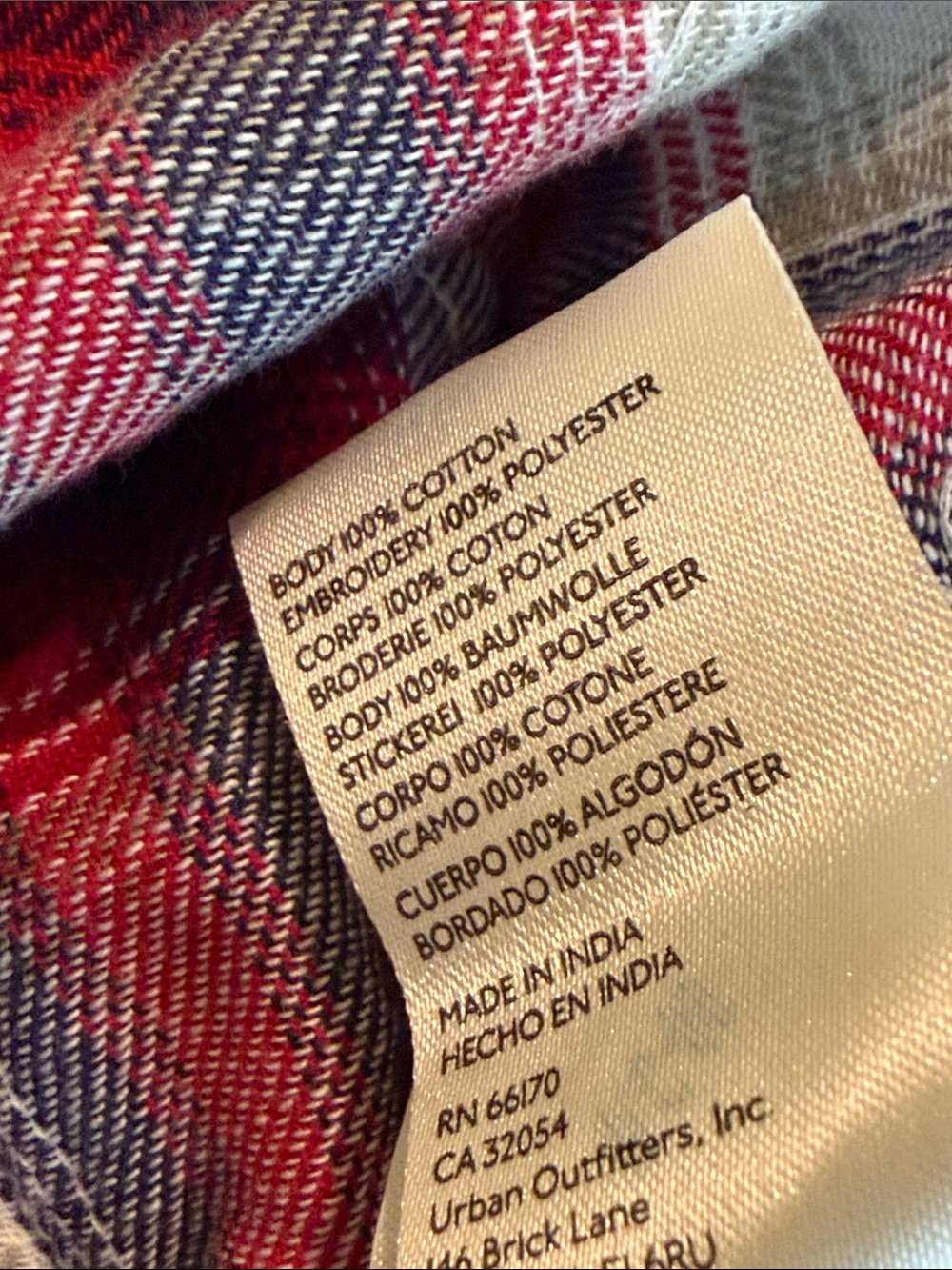NWOT Free People Georgia Plaid Shirt - Picture 8 of 8